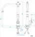 Miniature R700 015 - Mitigeur de cuisine Chambord, bec pivotant chromé n1